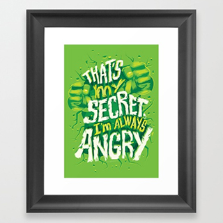 Art Print - I'm always angry